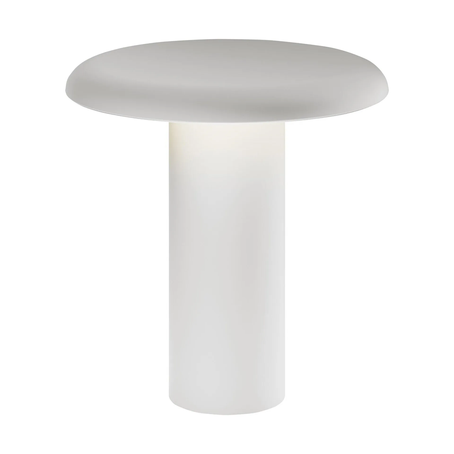 Lampe de table portable Takku de 19 cm, Blanc verni Artemide