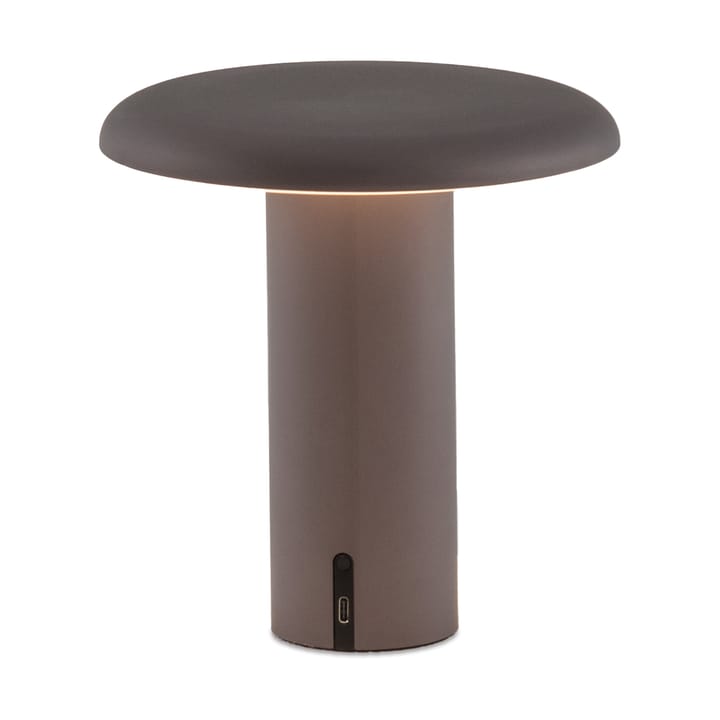 Lampe de table portable Takku de 19 cm - Gris anodisé - Artemide