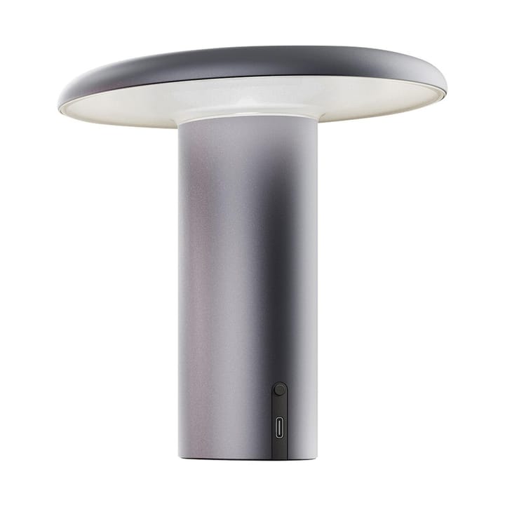 Lampe de table portable Takku de 19 cm - Gris anodisé - Artemide