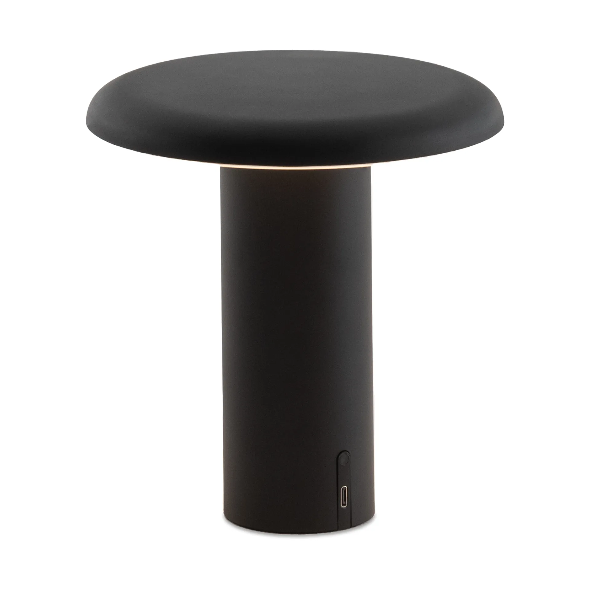 Lampe de table portable Takku de 19 cm, Vernis noir Artemide