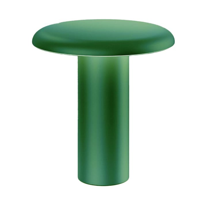 Lampe de table portable Takku de 19 cm - Vert anodisé - Artemide