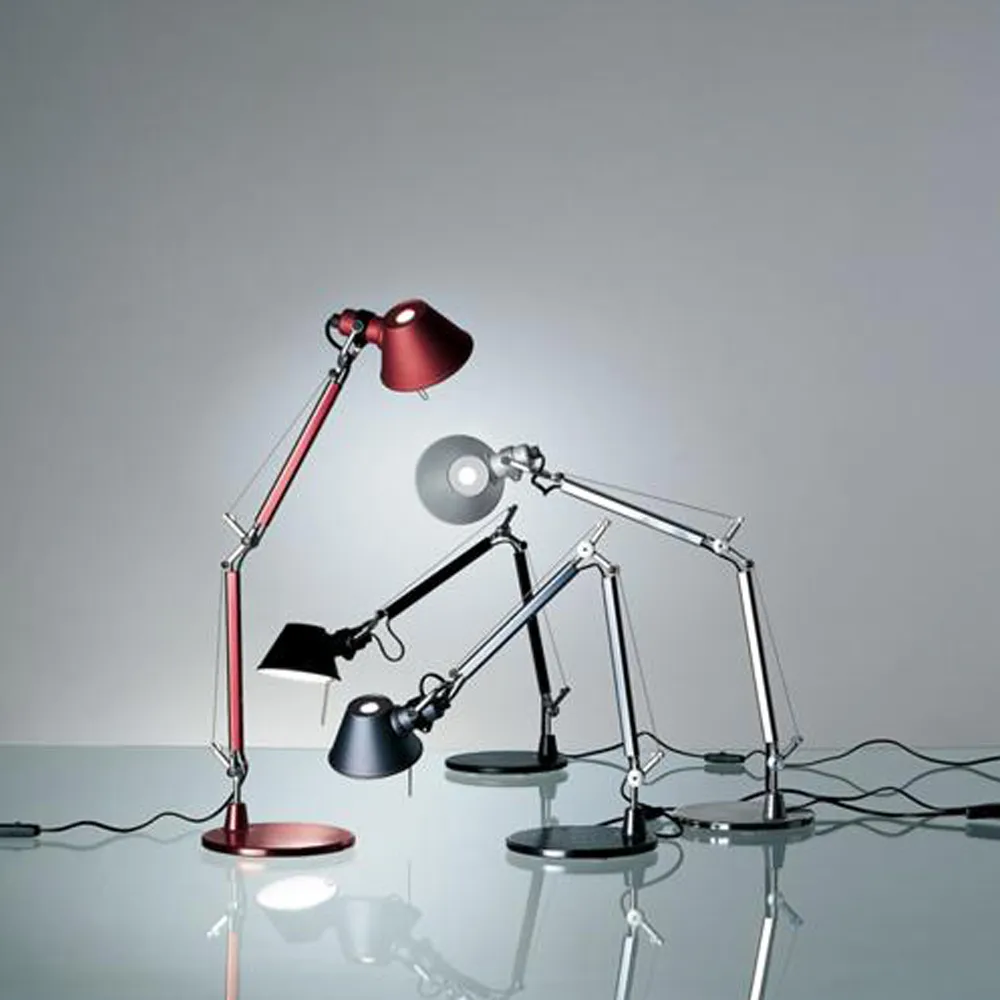 Lampe de table Tolomeo Micro, aluminium brut Artemide