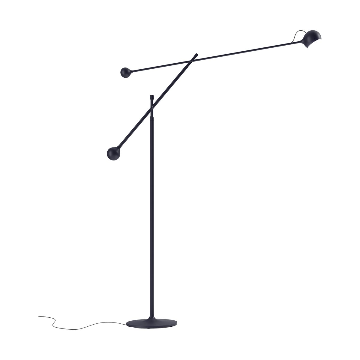 Artemide Lampe sur pied Ixa Anthracite | Design Scandinave | Lampes sur pieds | Gris