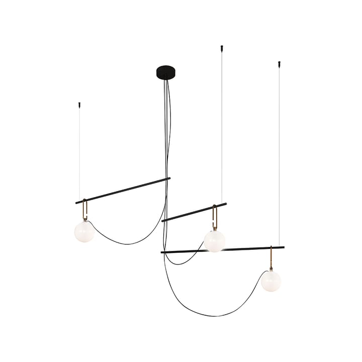 nh S3 14 pendule - noir-laiton - Artemide