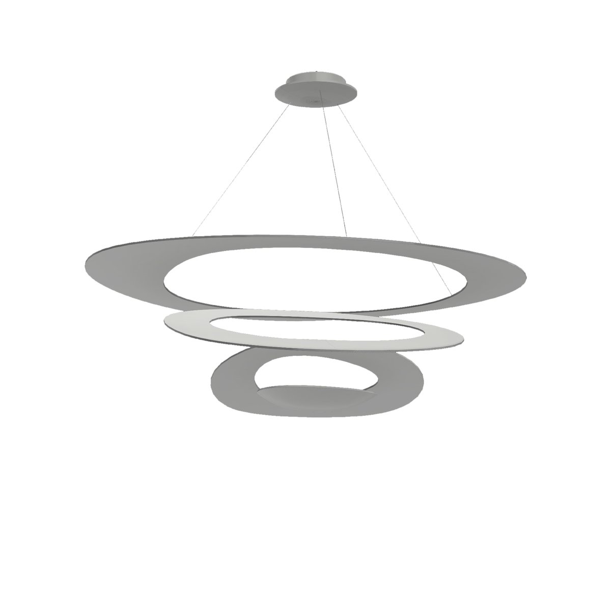 Artemide Pirce plafonnier blanc | Design Scandinave | Suspensions & lustres | Blanc