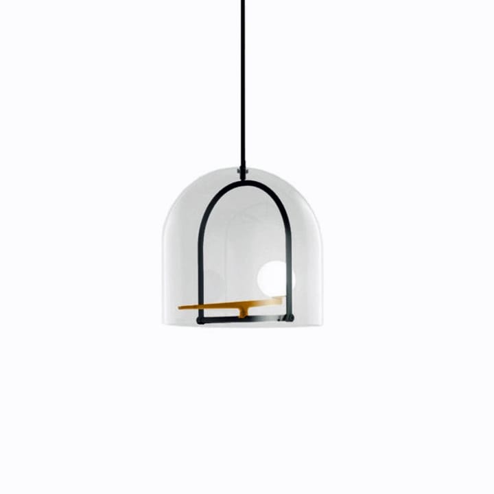 Yanzi S pendule - laiton noir - Artemide