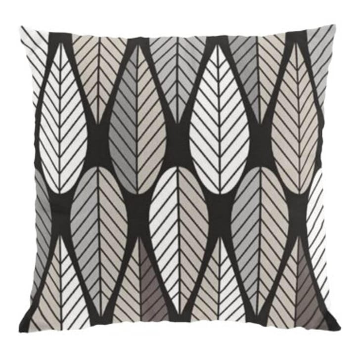 Housse de coussin Blader - gris-blanc-noir - Arvidssons Textil