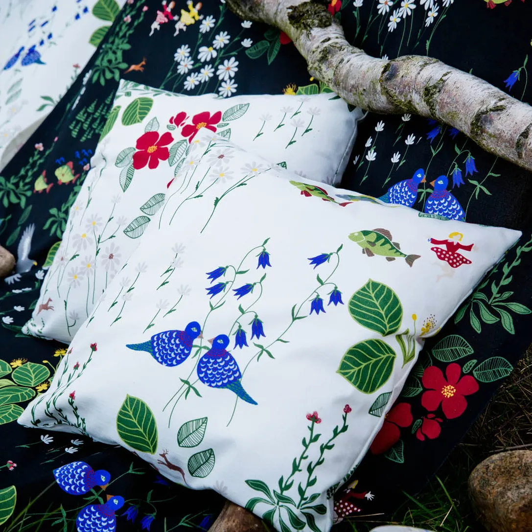 Housse de coussin Himlajorden, blanc Arvidssons Textil
