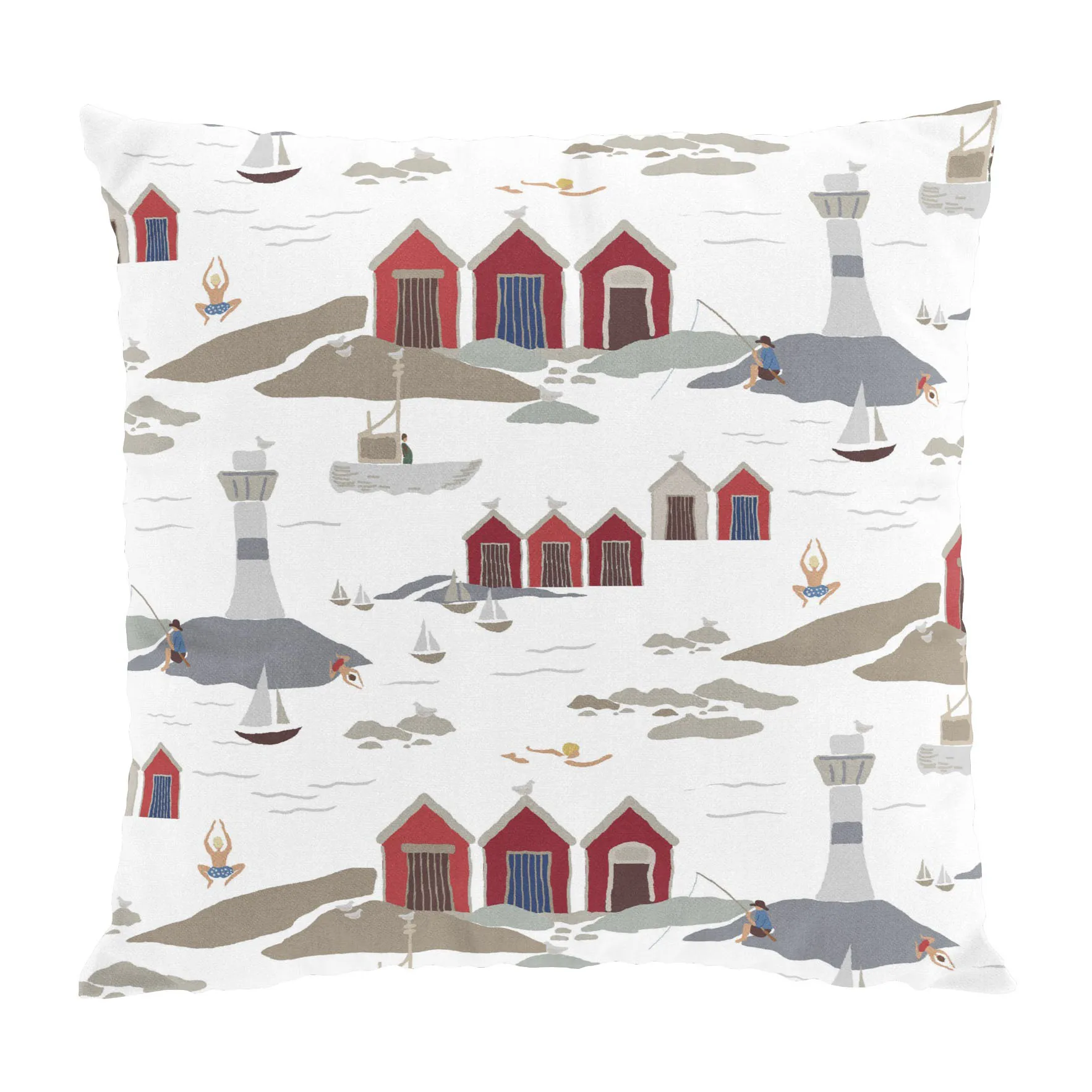 Housse de coussin Kust 47x47 cm, Blanc Arvidssons Textil