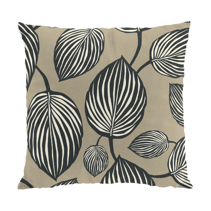 Housse de coussin Lyckans Blad 45x45 cm - Grise - Arvidssons Textil