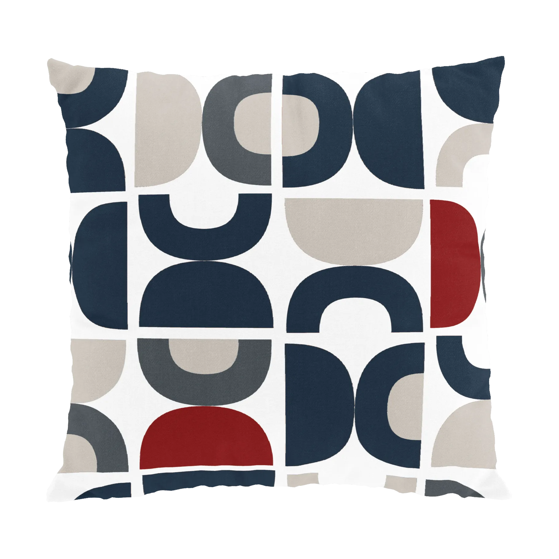 Housse de coussin Spiraldans 47x47 cm, Bleu Arvidssons Textil