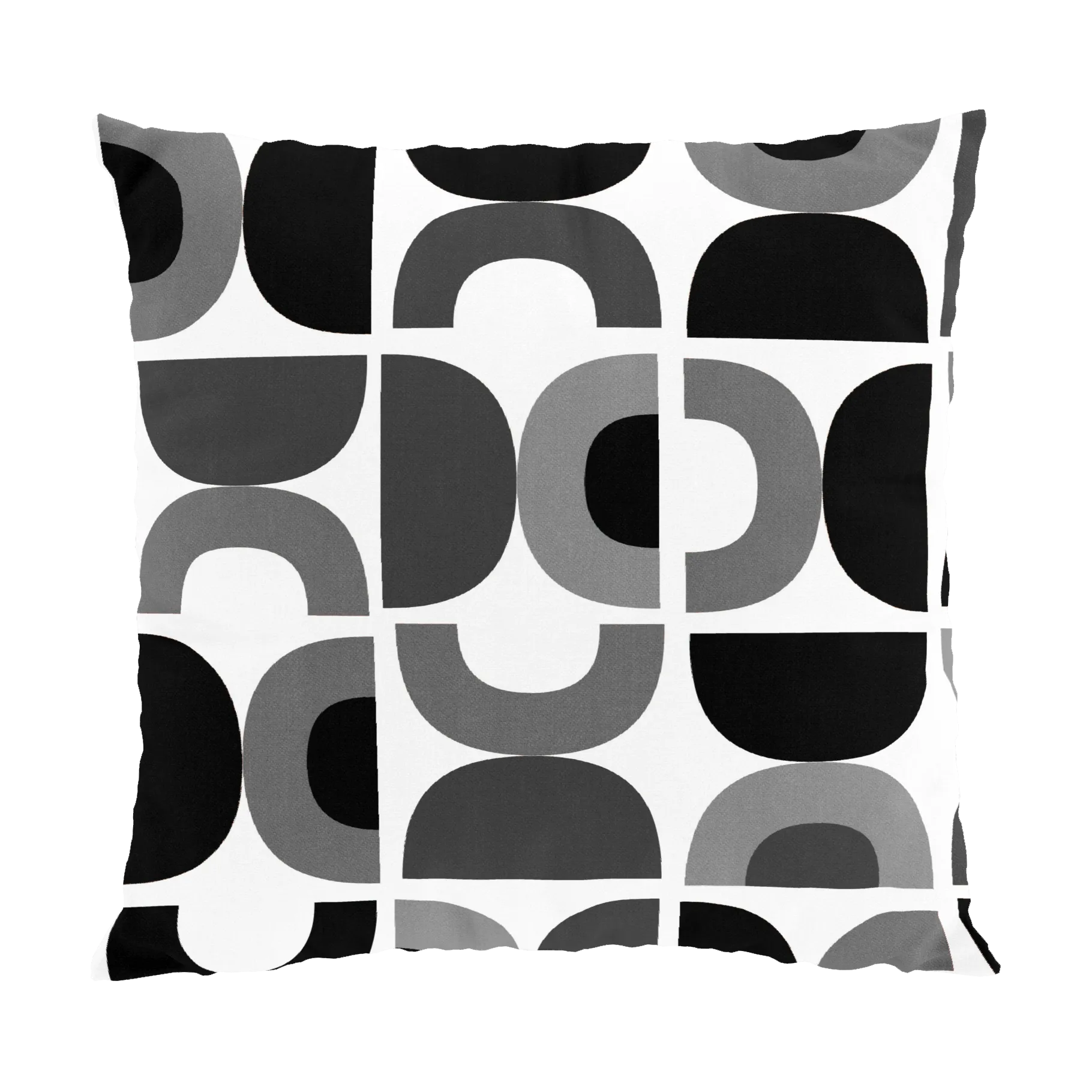 Housse de coussin Spiraldans 47x47 cm, Gris Arvidssons Textil