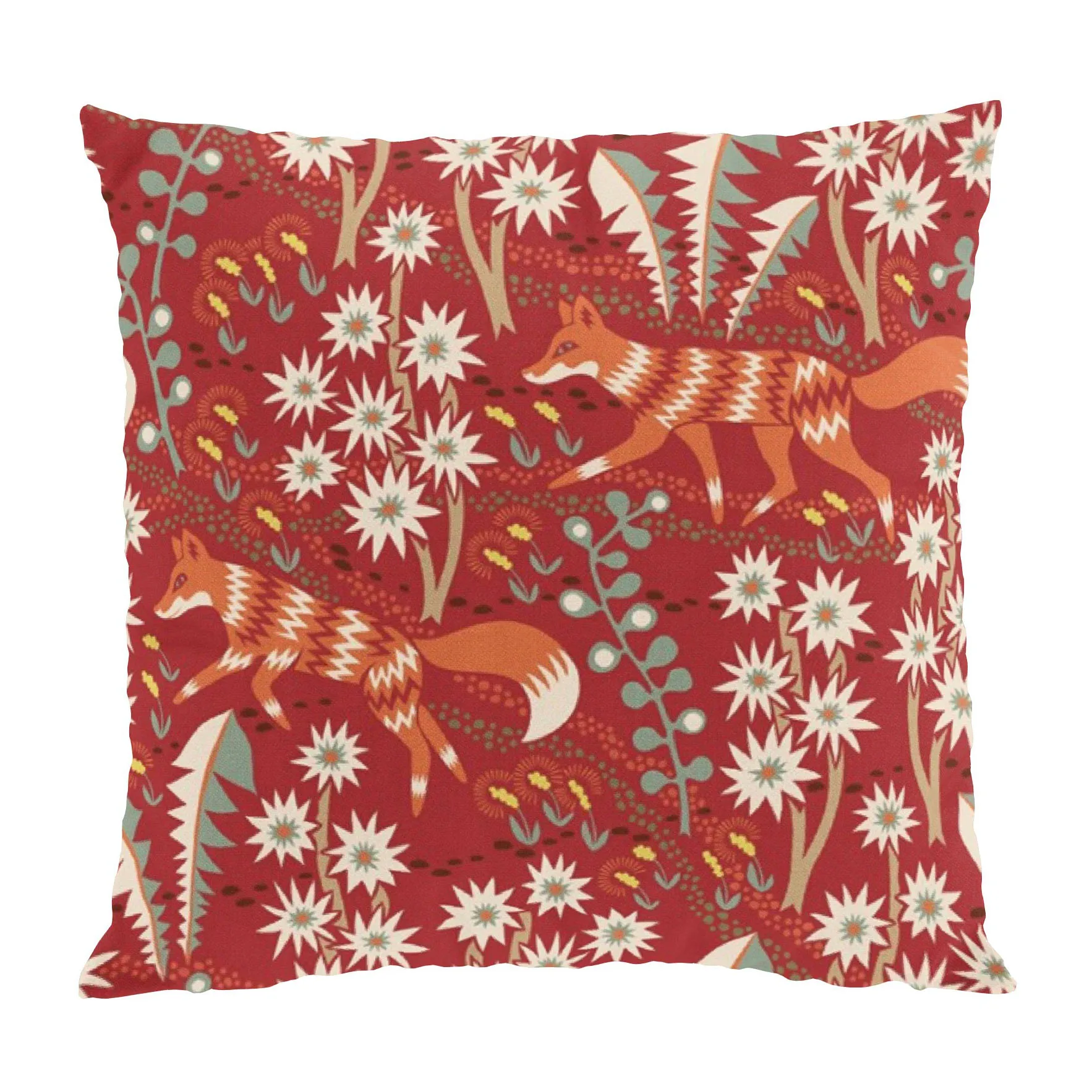 Housse de coussin Stjärnspeja 47x47 cm, Rouge Arvidssons Textil