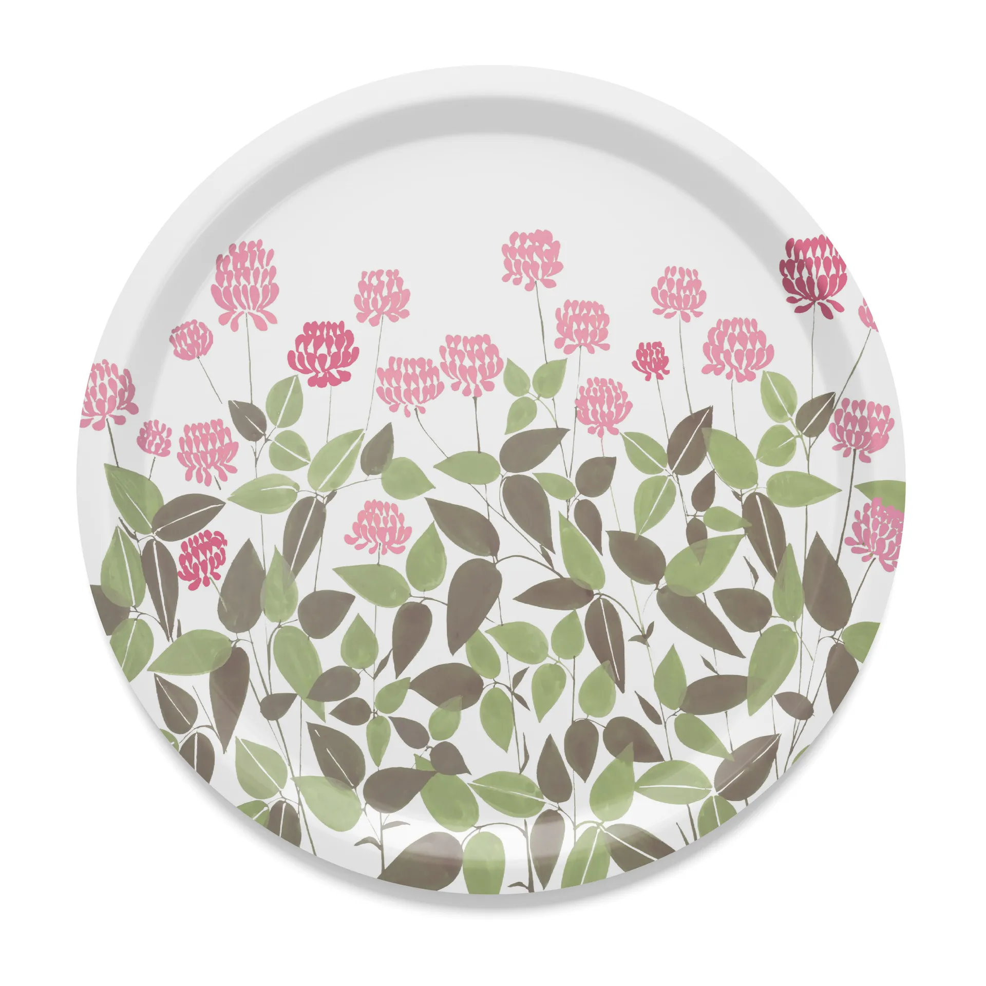 Plateau Ängsmark Ø31 cm, Vert-rose Arvidssons Textil