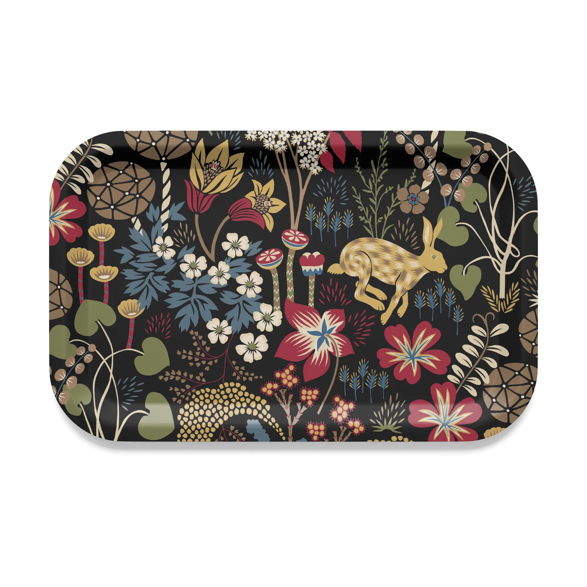 Plateau Lyckeflykt 21x33 cm, Rouge-brun Arvidssons Textil