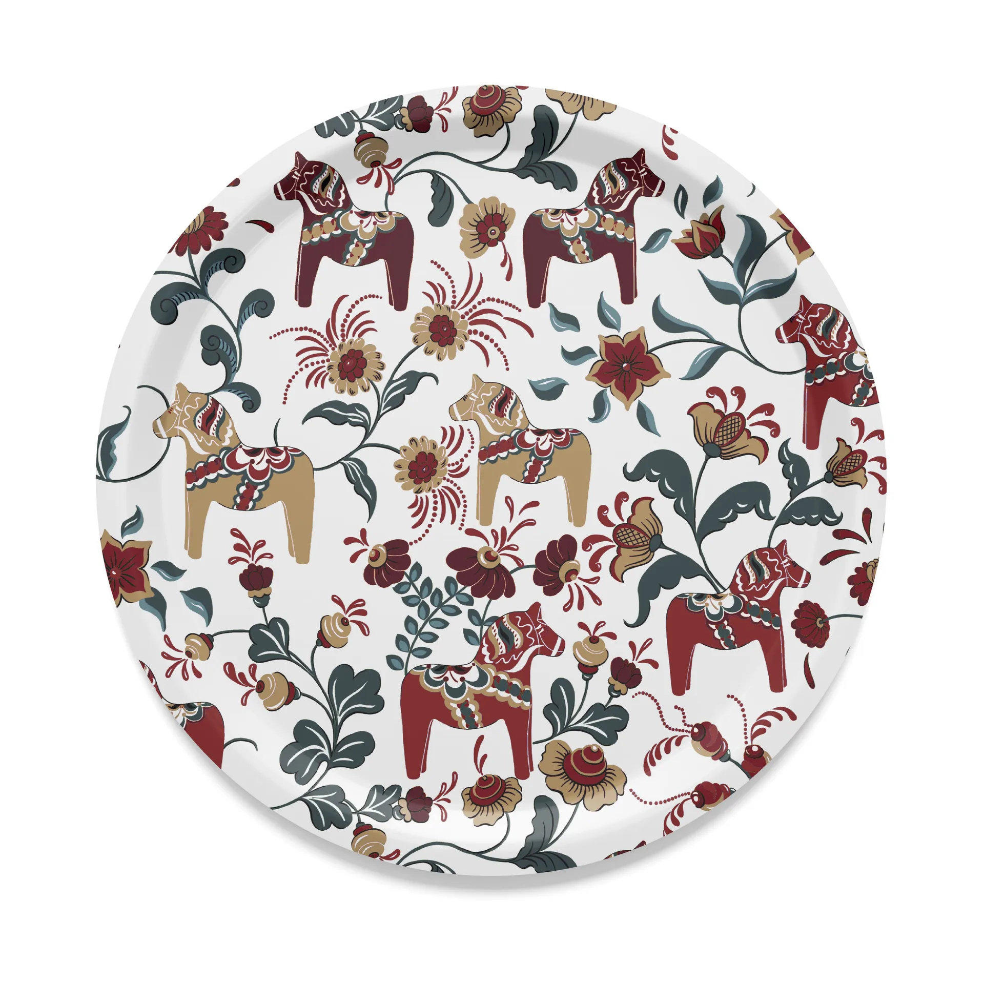 Plateau rond Leksand Ø31 cm, Édition anniversaire 30 ans Arvidssons Textil