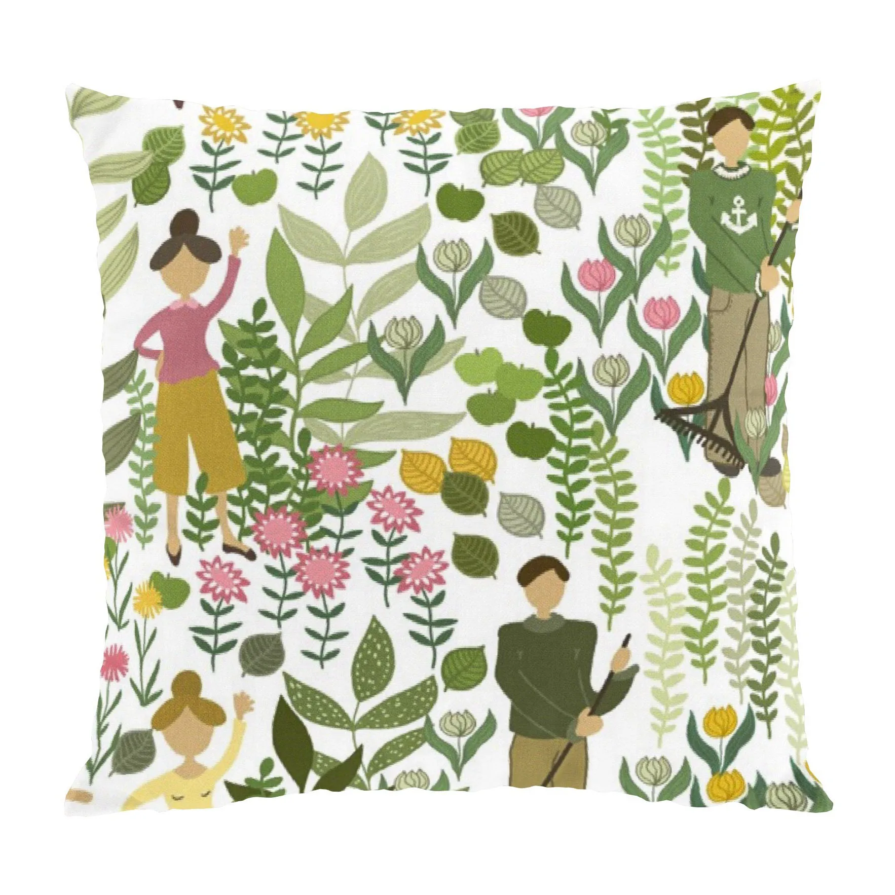 Taie Trädgård 47x47 cm, Vert Arvidssons Textil