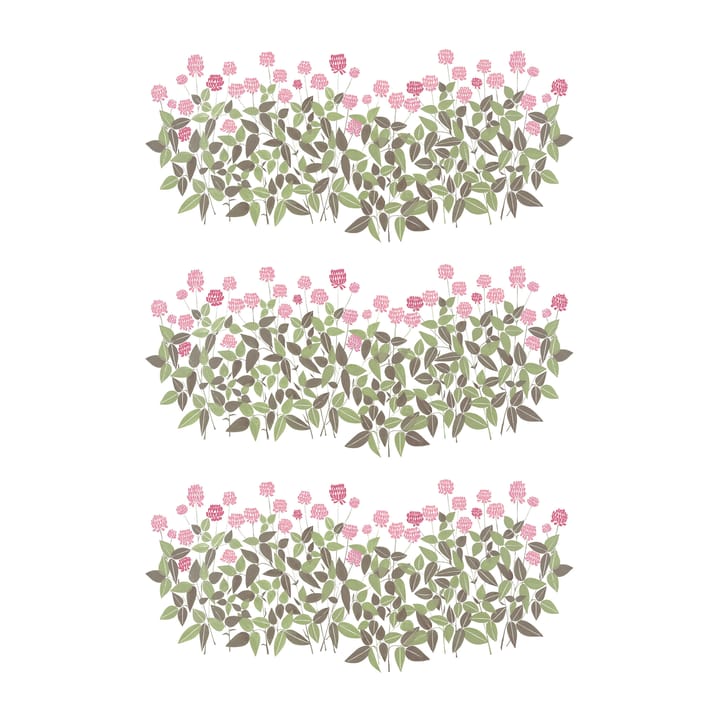 Tissu Ängsmark - Vert-rose - Arvidssons Textil