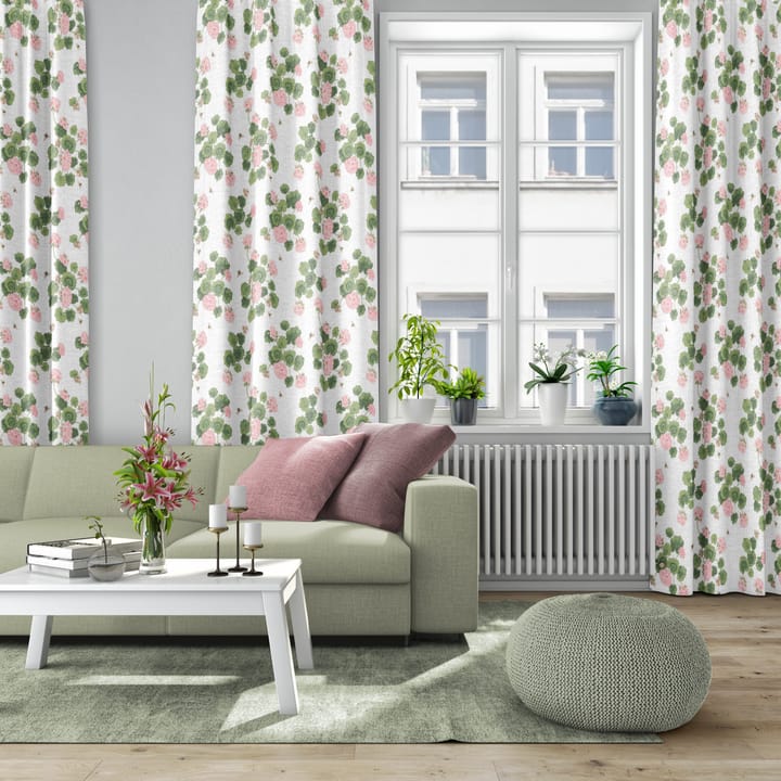 Tissu Astrid - Rose-vert - Arvidssons Textil