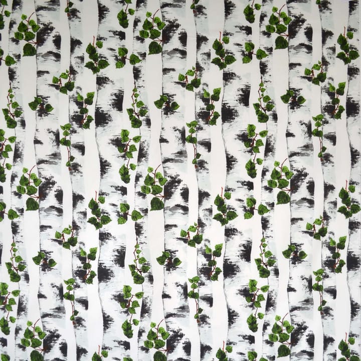 Tissu Björk fabric, noir-blanc Arvidssons Textil