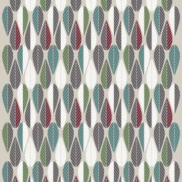 Tissu Blader - bordeaux-vert-gris - Arvidssons Textil