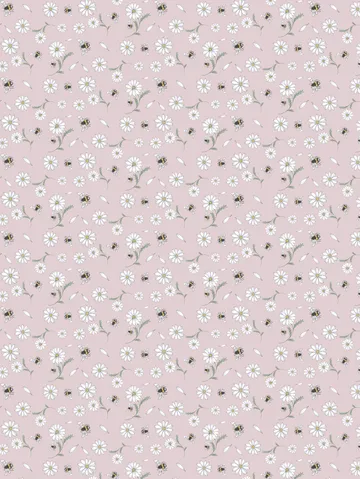 Tissu Blomstersurr - Rose - Arvidssons Textil