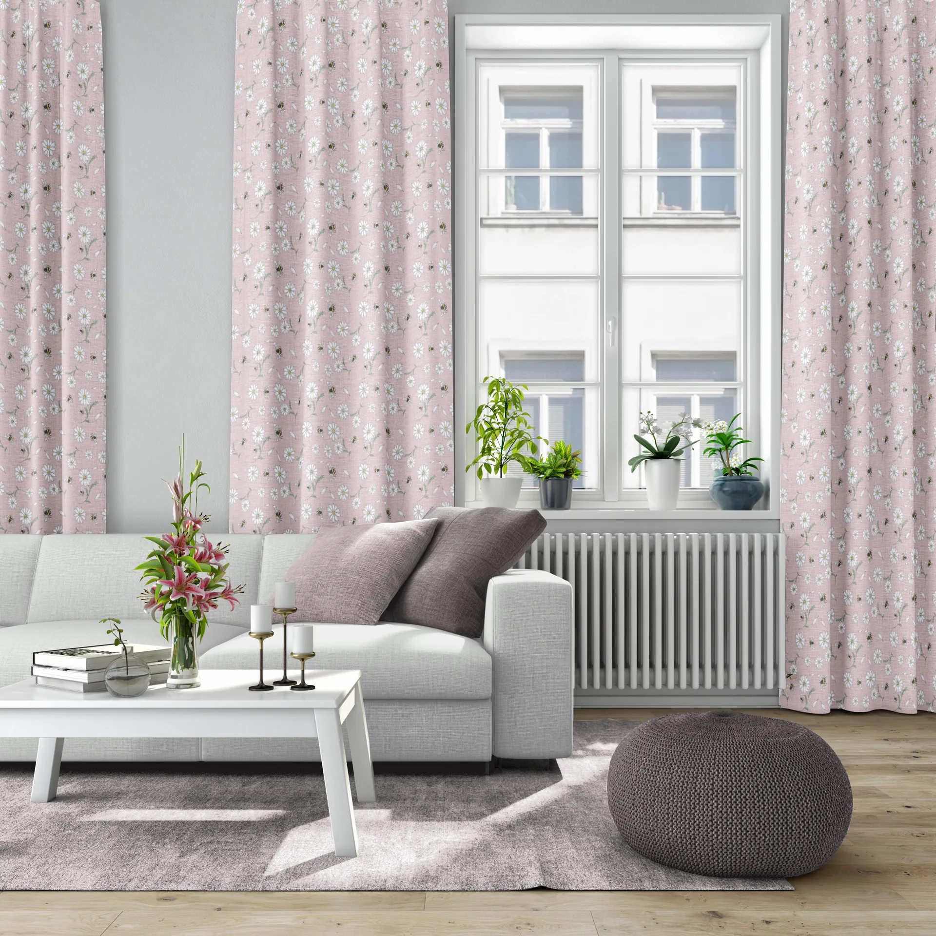 Tissu Blomstersurr, Rose Arvidssons Textil