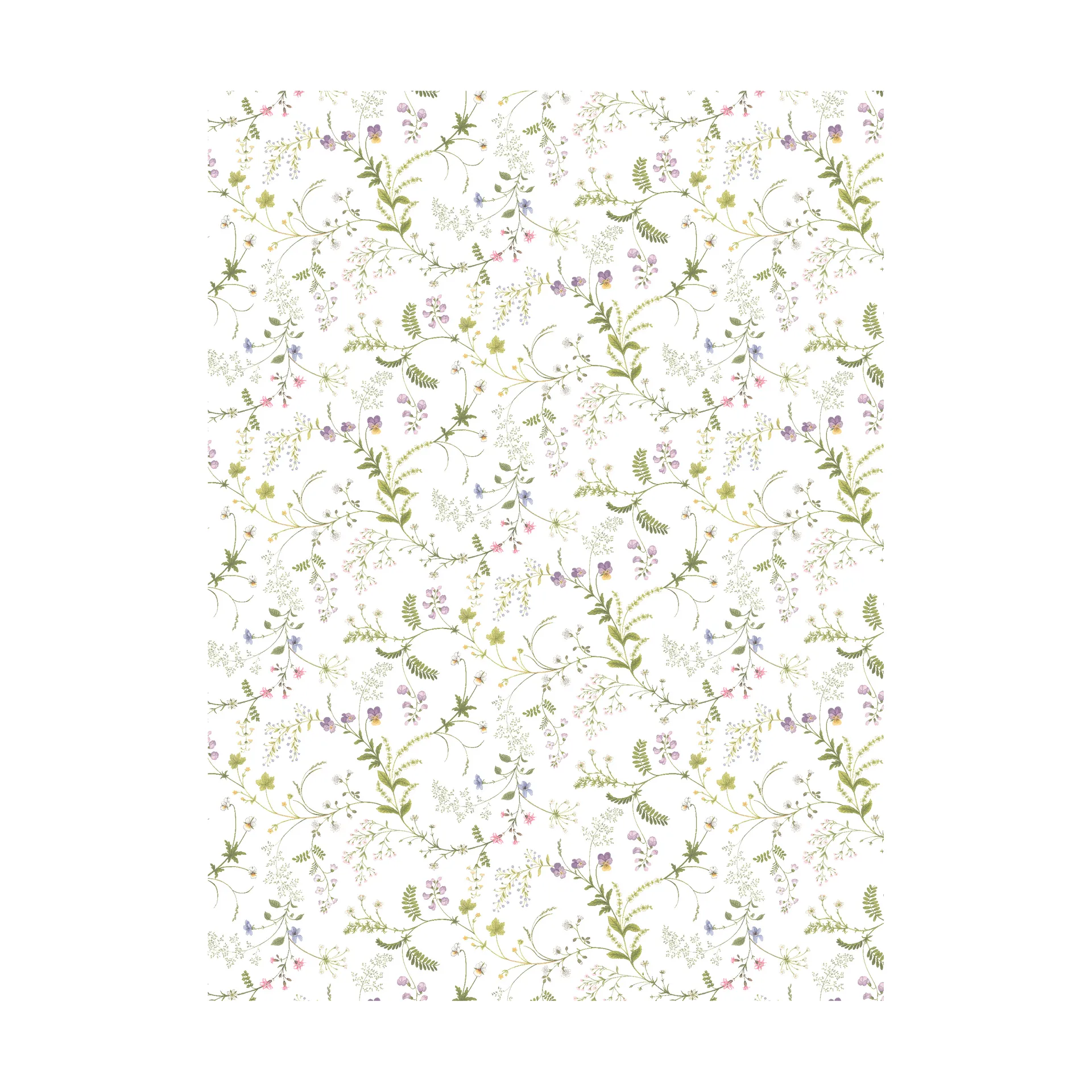 Tissu Blomsteryra, Vert Arvidssons Textil