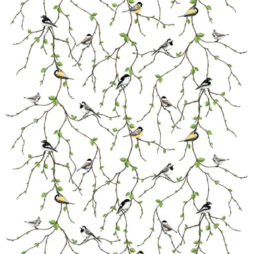 Tissu Fågelfest - multicolore - Arvidssons Textil