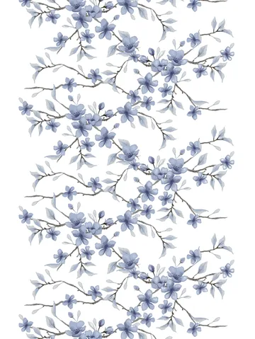 Tissu Fägring - Bleu - Arvidssons Textil