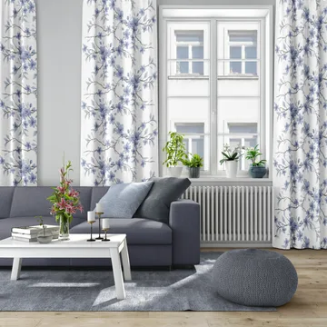 Tissu Fägring - Bleu - Arvidssons Textil