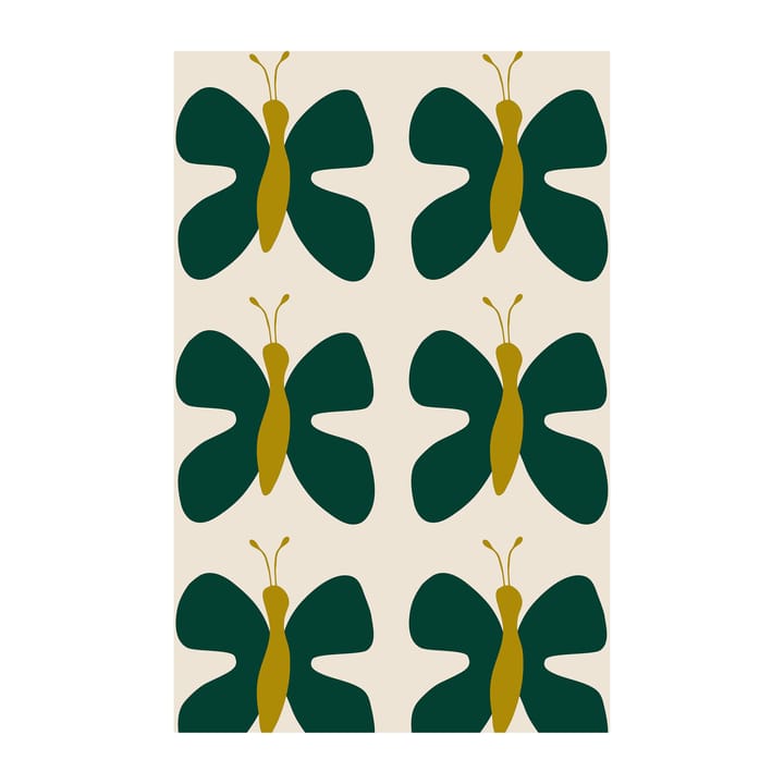 Tissu Fjäril - Vert-jaune - Arvidssons Textil