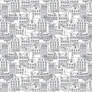 Tissu Gamlastan - Noir-blanc - Arvidssons Textil
