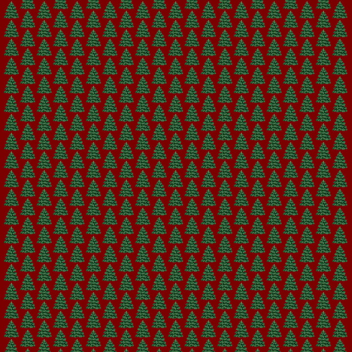 Tissu Granen - Rouge-vert - Arvidssons Textil