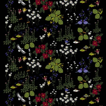 Tissu Himlajorden - noir - Arvidssons Textil