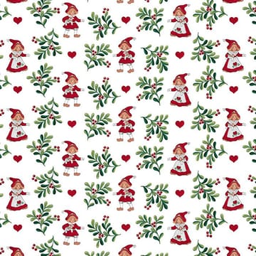 Tissu Hjärtans jul - Blanc cassé - Arvidssons Textil