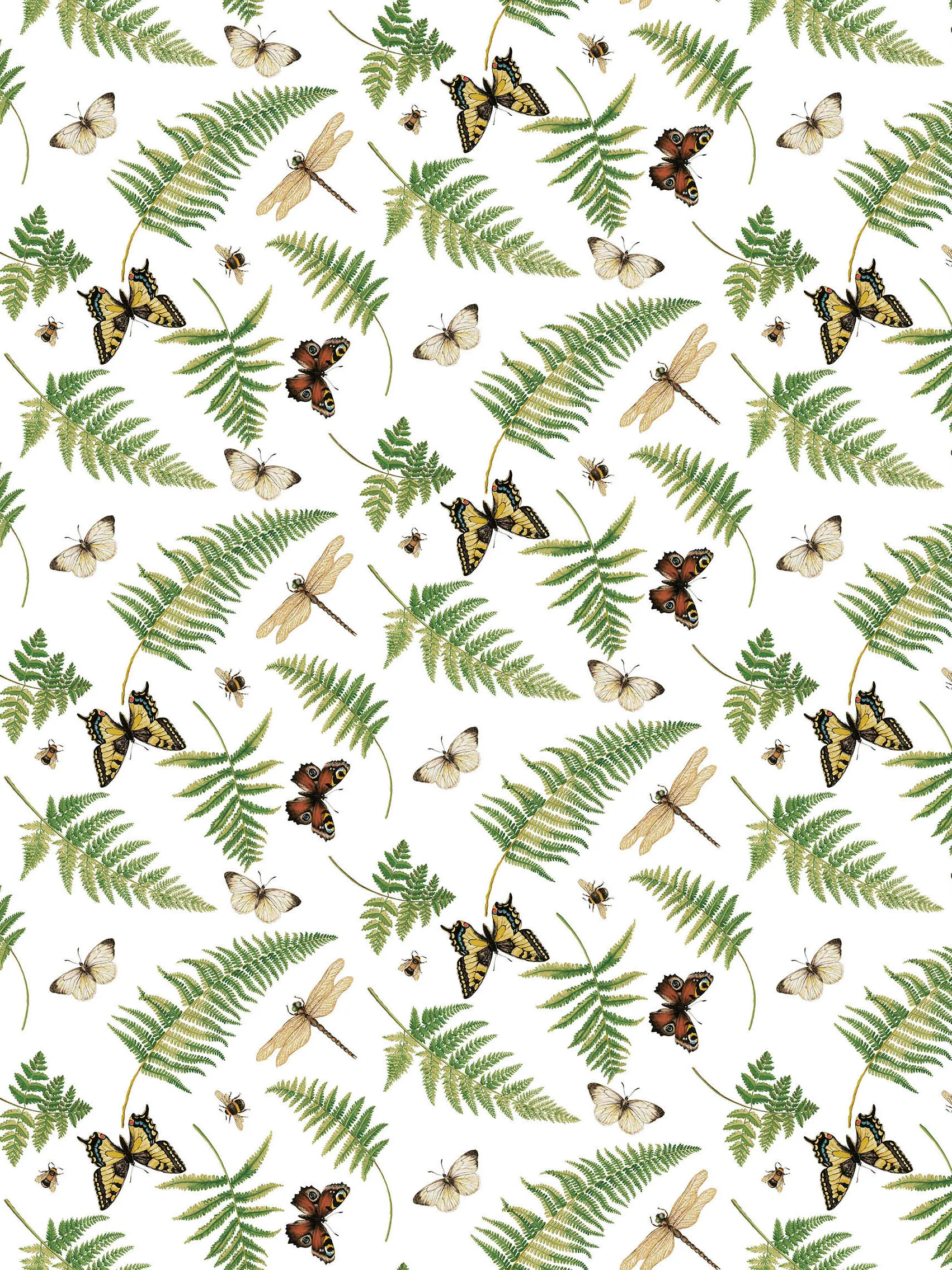 Tissu Humlan, Vert Arvidssons Textil