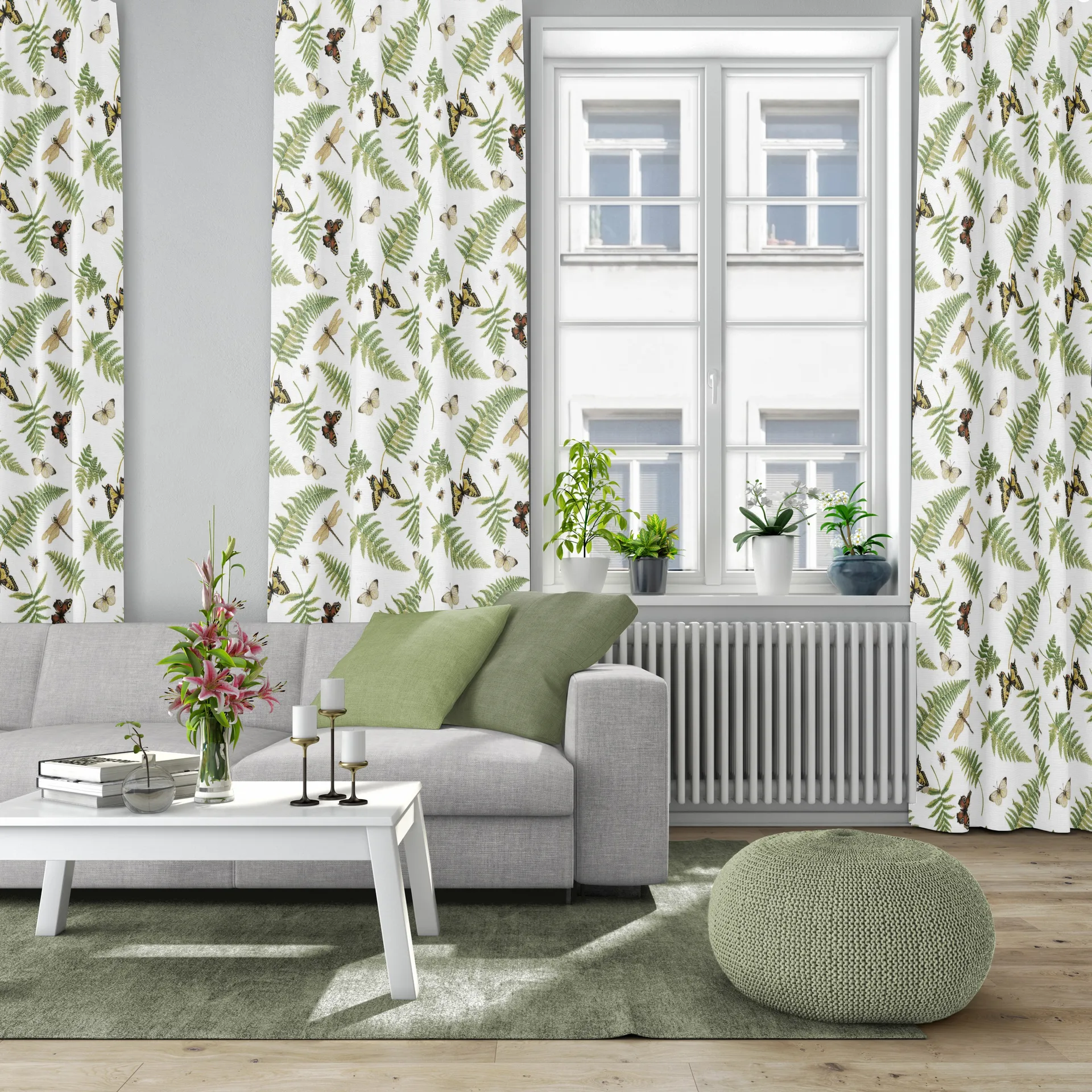 Tissu Humlan, Vert Arvidssons Textil