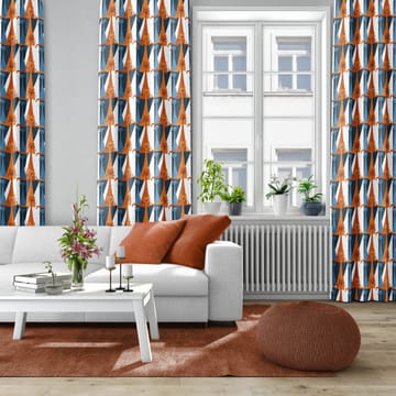 Tissu Kitty - Bleu-orange - Arvidssons Textil