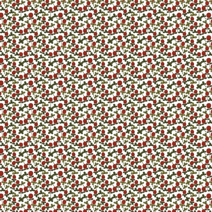 Tissu Klöveräng - Rouge-vert - Arvidssons Textil