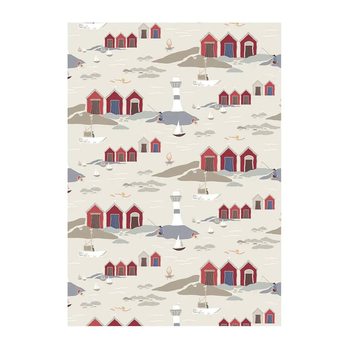 Tissu Kust, Beige Arvidssons Textil