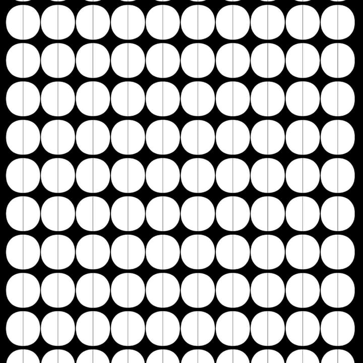 Tissu Lane - cercles blancs - Arvidssons Textil