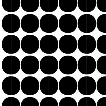 Tissu Lane - cercles noirs - Arvidssons Textil