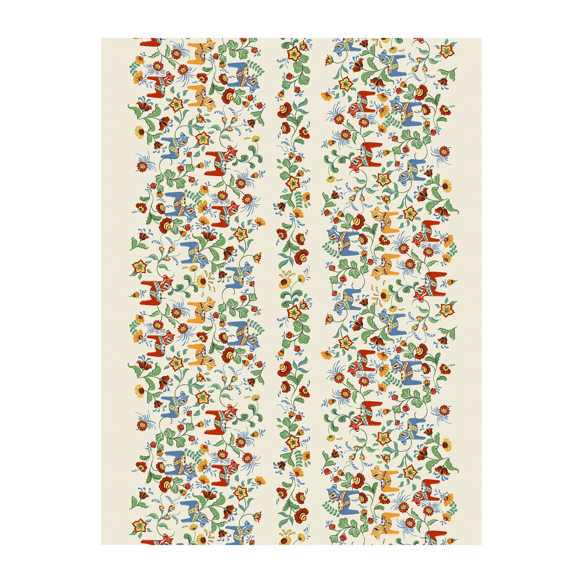 Tissu Leksand Bård, Beige Arvidssons Textil