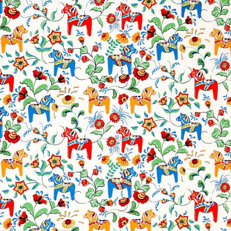 Tissu Leksand mini, beige Arvidssons Textil