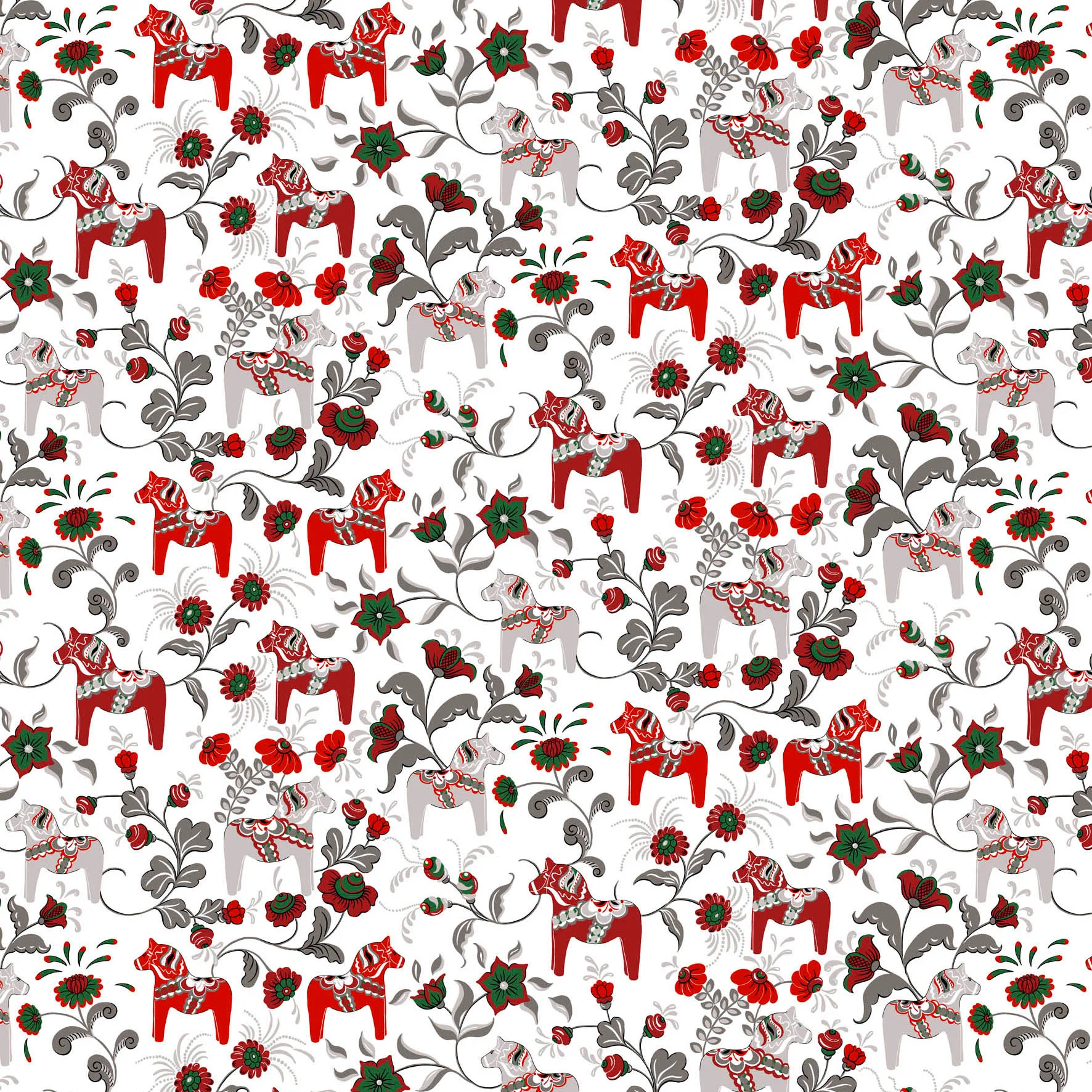 Tissu Leksand, Vin rouge Arvidssons Textil