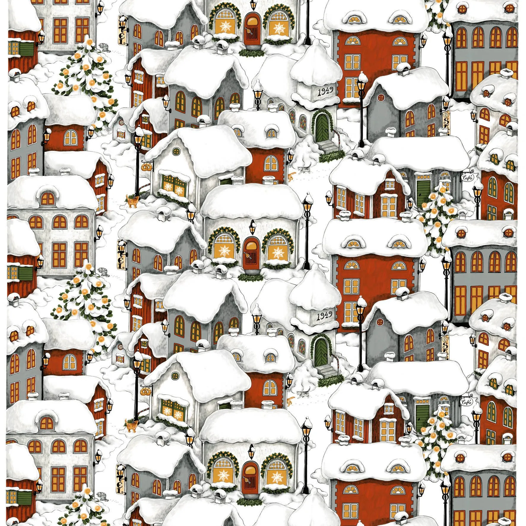 Tissu Lyckeby, multicolore Arvidssons Textil