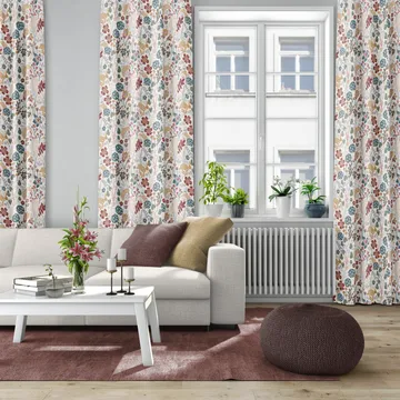 Tissu Lyckeflyckt - Rouille-marron - Arvidssons Textil