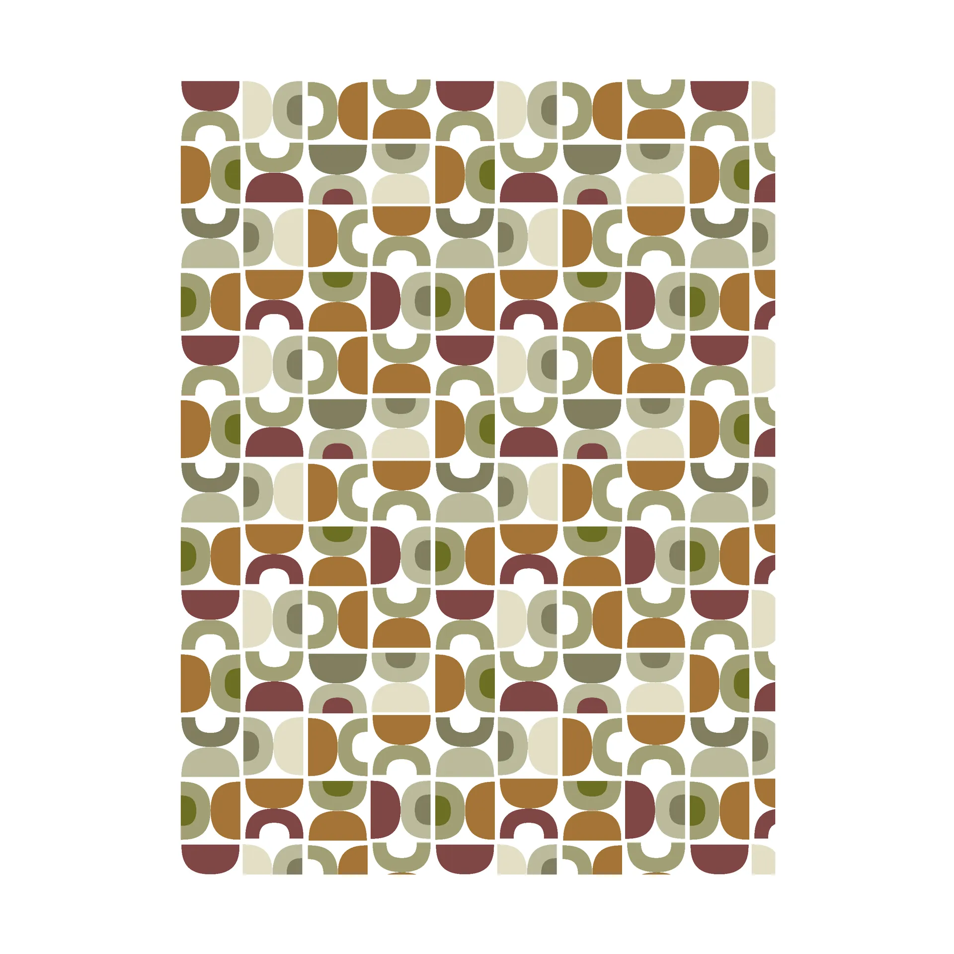 Tissu Spiraldans, Beige Arvidssons Textil