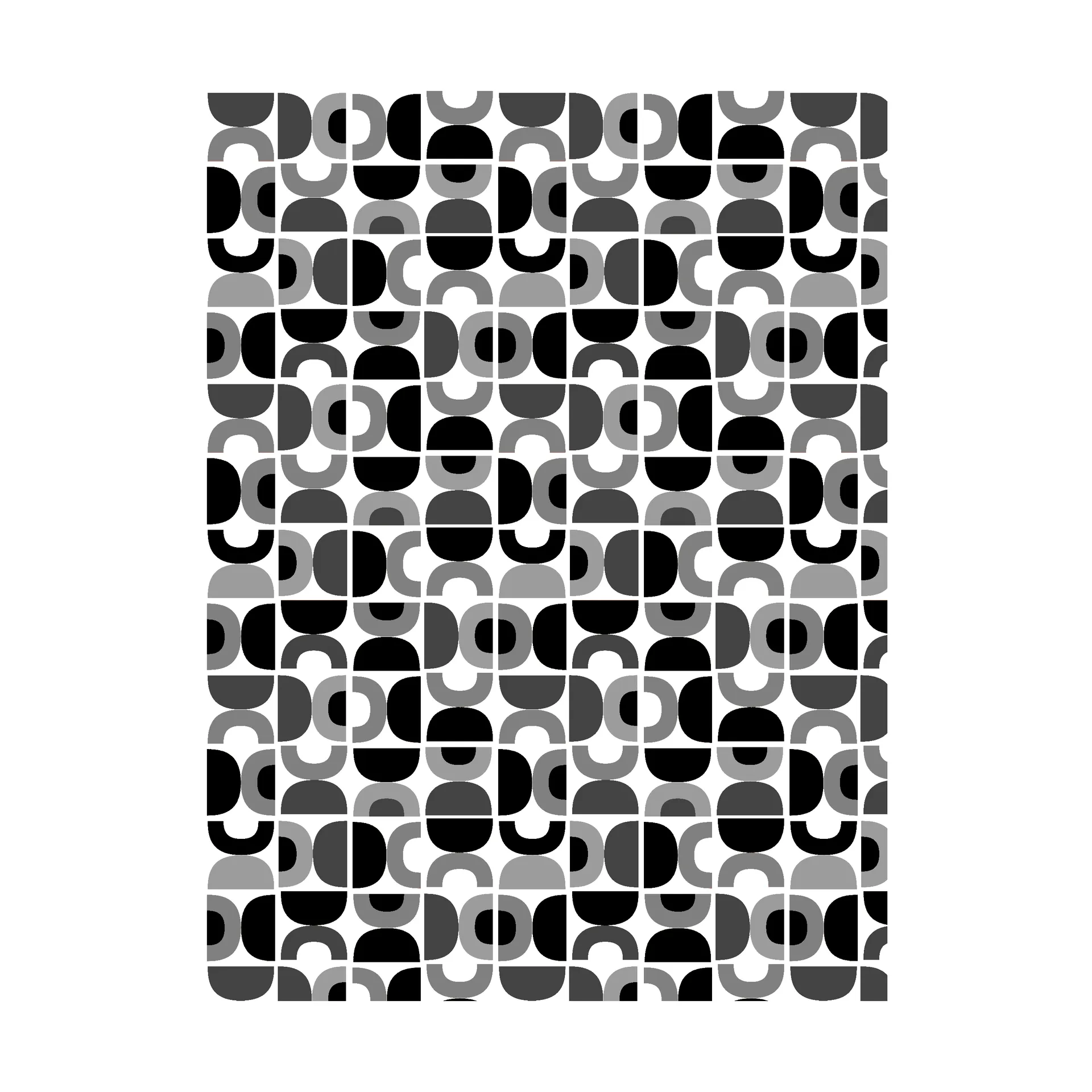 Tissu Spiraldans, Gris Arvidssons Textil